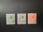 NVPH 136 137 138 postfris ongestempeld met gom, Postzegels en Munten, Verzenden, T/m 1940