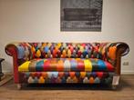 Patchwork Chesterfield bank multicolor Delta Chesterfield, Ophalen, Nieuw, 75 tot 100 cm
