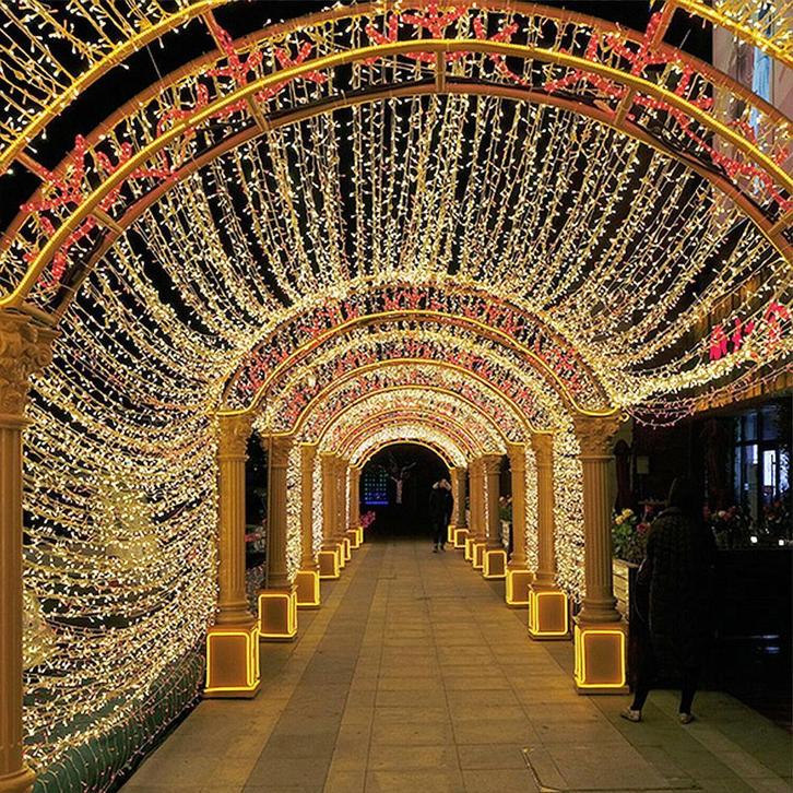 30m Lange 1000 LED Lichtsnoer 220V Transformator Timer IP-44, Diversen, Kerst, Nieuw, Ophalen of Verzenden