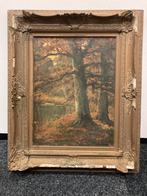 Schilderij antiek herfst A v Gilst., Antiek en Kunst, Kunst | Schilderijen | Klassiek, Ophalen