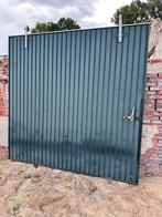 Schuifdeur 244 breed x 236 hoog, Tuin en Terras, Schuttingen, Ophalen, Gebruikt, Minder dan 3 meter, 2 meter of meer