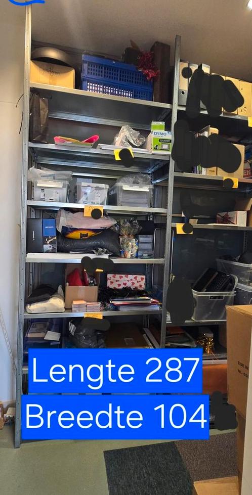 Ijzeren stellingen 3x- eenvoudig op maat te zagen, Huis en Inrichting, Kasten | Stellingkasten, Gebruikt, Ophalen