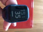 Tomtom spark3, kleur zwart met donkerblauwe horlogeband, Ophalen of Verzenden, Gebruikt, Blauw