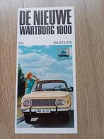 Wartburg 1000 brochure uit de jaren '60, Ophalen of Verzenden, Zo goed als nieuw, Overige merken