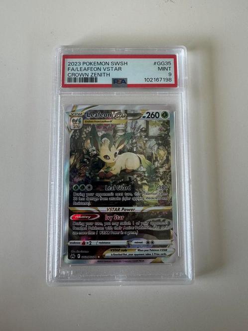 Leafeon Vstar CRZ GG35, Hobby en Vrije tijd, Verzamelkaartspellen | Pokémon, Zo goed als nieuw, Losse kaart, Ophalen of Verzenden