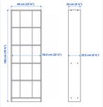 Ikea Boekenkast Wit - 60x180x24 cm, Huis en Inrichting, Kasten | Boekenkasten, Ophalen, Met plank(en), Gebruikt, 50 tot 100 cm