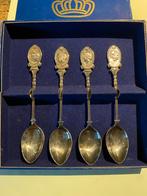 Verzilverde lepes Emma, Wilhelmina, Juliana, Beatrix - Nie, Antiek en Kunst, Antiek | Goud en Zilver, Ophalen of Verzenden