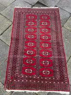 Vintage Handgeknoopt Kleedje - Luxe Uitstraling, Gebruikt, 100 tot 150 cm, Rechthoekig, Rood