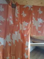 Traditionele Japanse Kimono orange white flower, Ophalen of Verzenden