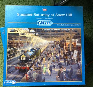 Gibsons Puzzel - Summer Saturday at Snow Hill - 1000 Stukjes beschikbaar voor biedingen