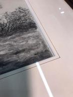 Mooie aquarel 1953 schilderij antiek, Ophalen of Verzenden