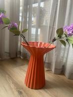 Vaas keramiek, Huis en Inrichting, Ophalen, Aardewerk of Porselein, Nieuw, Oranje