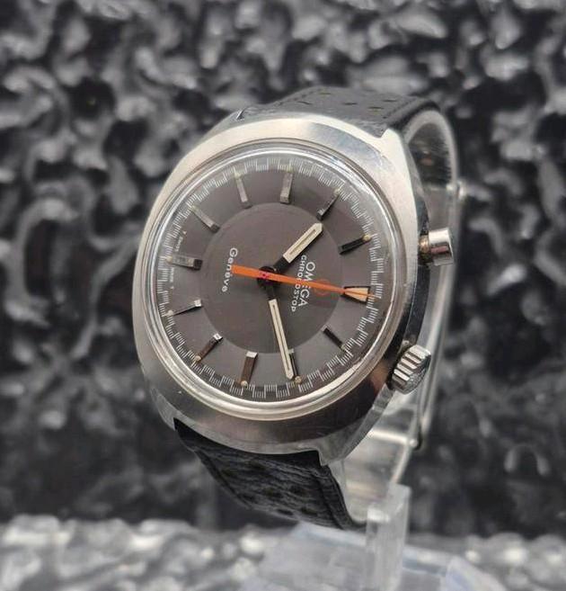 Omega Chronostop Driver Ref. 145.010 - Originele Band, Sieraden, Tassen en Uiterlijk, Horloges | Heren, Zo goed als nieuw, Polshorloge