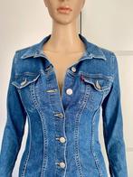H319 Levi's:mt XS=34 spijkerjurk jurk jeans lang jasje Levis, Blauw, Ophalen of Verzenden, Zo goed als nieuw, Maat 34 (XS) of kleiner
