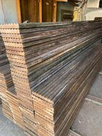 Hardhouten vlonderplanken Bankirai 21 mm dikte , 14 m2, Ophalen, Gebruikt, Hout