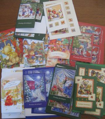 10 sets met knipvellen voor 3D kaarten maken / kerst winter beschikbaar voor biedingen