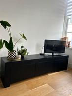 Modern zwart tv-meubel, Huis en Inrichting, Zo goed als nieuw, Minder dan 100 cm, 25 tot 50 cm, Ophalen