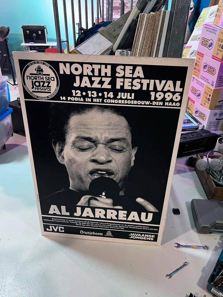 North Sea Jazz (Haagse periode) Zeefdruk Posters A0, Verzamelen, Posters, Gebruikt, Muziek, Deurposter of groter, Rechthoekig Staand