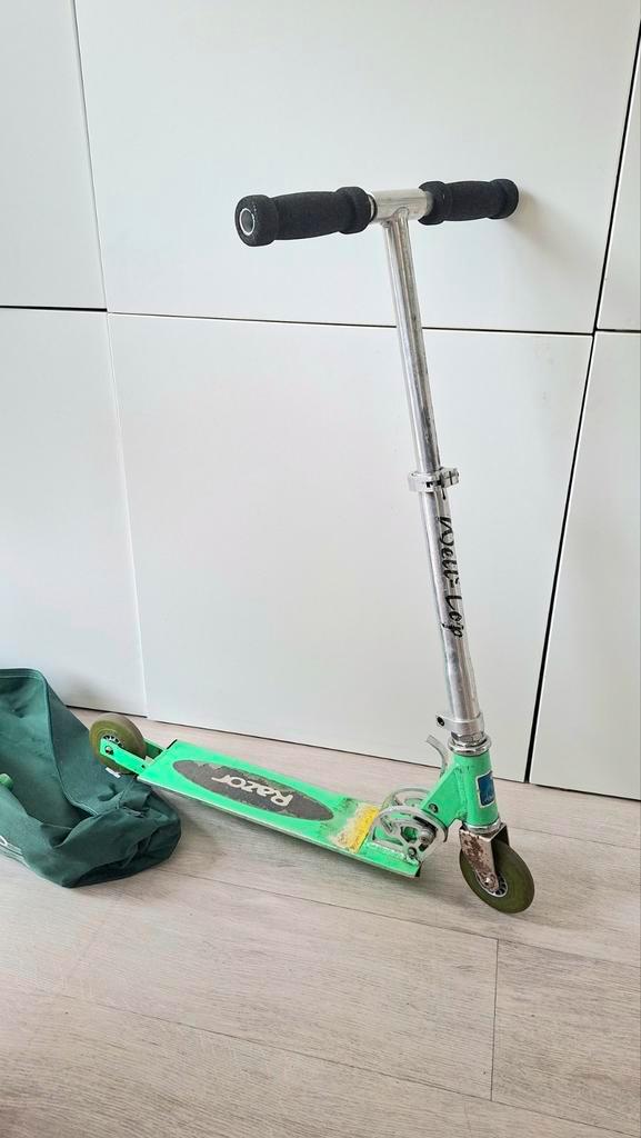 Groene Razor Step - Gebruikt, Fietsen en Brommers, Steps, Gebruikt, Gewone step, Ophalen of Verzenden