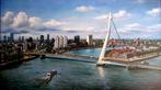 Schilderij op doek van de Erasmusbrug in Rotterdam anno 2000, Ophalen
