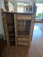 Vitrinekast, Ophalen, Met deur(en), Glas, 100 tot 150 cm