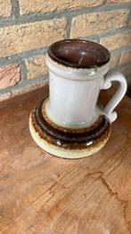 Vintage West Germany vaas in goede staat., Gebruikt, Overige kleuren, Aardewerk of Porselein, Ophalen of Verzenden