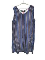 Gudrun Sjödén Jurk Maat XL Grijs Blauw Streep Midi Mouwloos, Kleding | Dames, Gs, Gs, Gs, Gudrun Sjödén