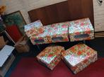 6x vintage vinyl  opbergdozen  inklapbaar, Ophalen of Verzenden