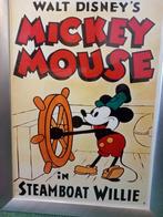 Mickey Mouse Steamboat Willie, Antiek en Kunst, Kunst | Overige Kunst, Ophalen