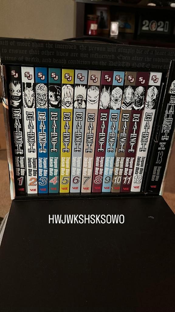 Death note box set, Full serie, Boeken, Strips | Comics, Zo goed als nieuw, Complete serie of reeks, Japan (Manga), Ophalen of Verzenden
