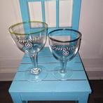 Trappisten bierglazen 2 stuks, Verzamelen, Biermerken, Ophalen, Gebruikt, Glas of Glazen, Overige merken