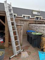 Aluminium ladder 3x11 sporten 7m, Doe-het-zelf en Verbouw, Ladders en Trappen, Ophalen, Gebruikt, Ladder, Opvouwbaar of Inschuifbaar