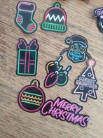 Glow in the dark kerststickers, Ophalen of Verzenden, Sticker