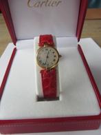 18 karaat Cartier dames horloge VENDOME, Overige merken, Leer, Polshorloge, Ophalen of Verzenden