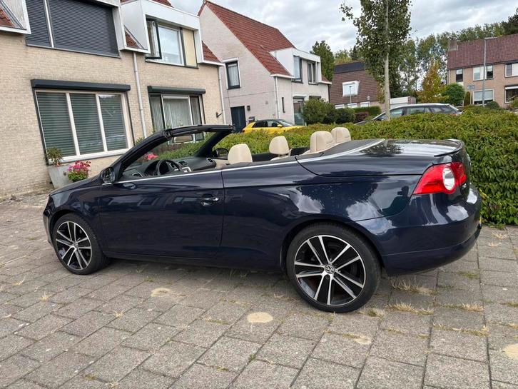 Volkswagen Eos 2.0 16V FSI 110KW 2008 Blauw, Auto's, Volkswagen, Particulier, Eos, Benzine, D, Cabriolet, Handgeschakeld, Geïmporteerd