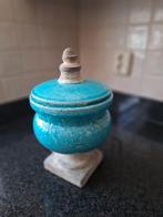 Mooie Stenen Geglazuurde Tuin-vaas met Deksel, Tuin en Terras, Ophalen, Zo goed als nieuw