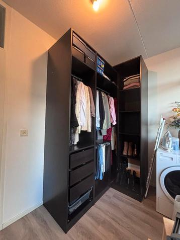 IKEA Pax kledingkasten zwartbruin - 3 elementen beschikbaar voor biedingen