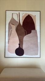 Schilderij met houten  baklijst 93/123cm ( nieuw), Ophalen of Verzenden