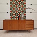 Vintage dressoir met vier laden op houten frame, 179cm, Ophalen, ., 150 tot 200 cm, .