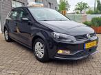 Volkswagen Polo 6c 5-deurs 1.0 Airco CDVab ElRamen 12-2016, Auto's, Volkswagen, Euro 6, Zwart, Bedrijf, Handgeschakeld