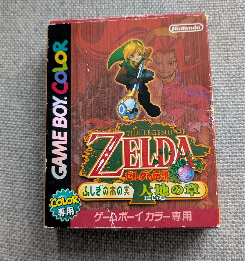 Zelda Oracle of Seasons Nintendo Game Boy Color Japans, Spelcomputers en Games, Games | Nintendo Game Boy, Avontuur en Actie, Gebruikt