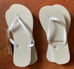 Witte slippers, teenslippers unisex, 2 maten, Ophalen of Verzenden, Nieuw, Wit, Slippers