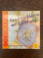 DOE boekjes, kaarten schilderen met Folkart verf, gesigneerd, Ophalen of Verzenden, Zo goed als nieuw