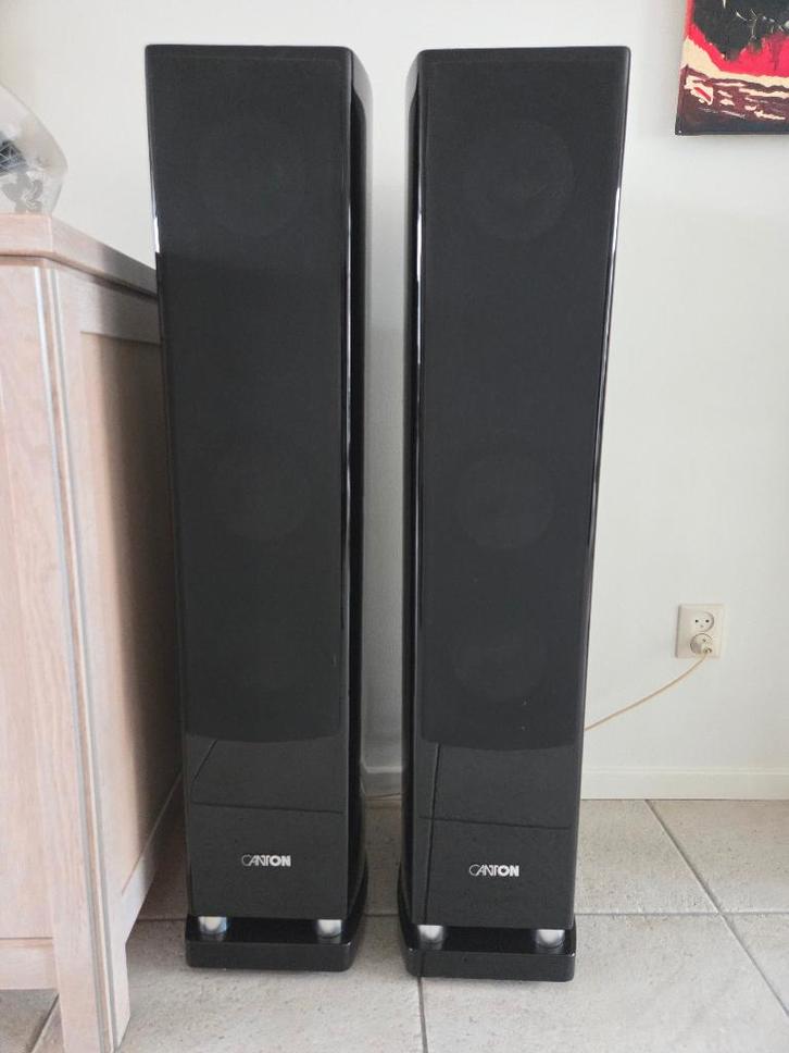 Canton Reference 7.2 DC luidsprekers, Audio, Tv en Foto, Luidsprekers, Gebruikt, Front, Rear of Stereo speakers, 120 watt of meer