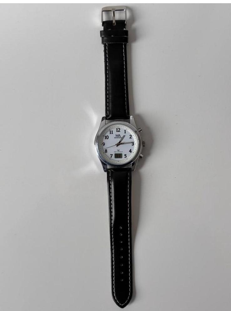 Meister Anker Herenhorloge Radio cotrolled  met Leren Band, Sieraden, Tassen en Uiterlijk, Horloges | Heren, Ophalen of Verzenden