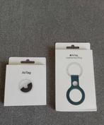 2 Apple airtags met sleutel hanger hoesje van leer, Telecommunicatie, Mobiele telefoons | Toebehoren en Onderdelen, Ophalen, Nieuw