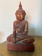Houten Buddha/ Boeddha beeld Z.O Azië, Antiek en Kunst, Ophalen of Verzenden