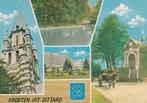 SITTARD Kerk Vijver Zwaan Ziekenhuis Kapel Paard Groeten, Verzamelen, Ansichtkaarten | Nederland, Verzenden, 1960 tot 1980, Gelopen