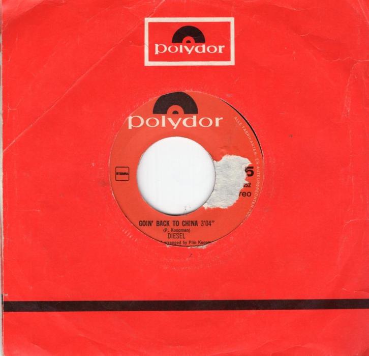 DIESEL  -  Goin' back to China, Cd's en Dvd's, Vinyl Singles, Gebruikt, Single, Pop, 7 inch, Ophalen of Verzenden