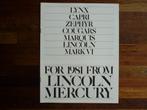 Lincoln-Mercury programma (1981, USA), Ophalen of Verzenden, Nieuw, Overige merken